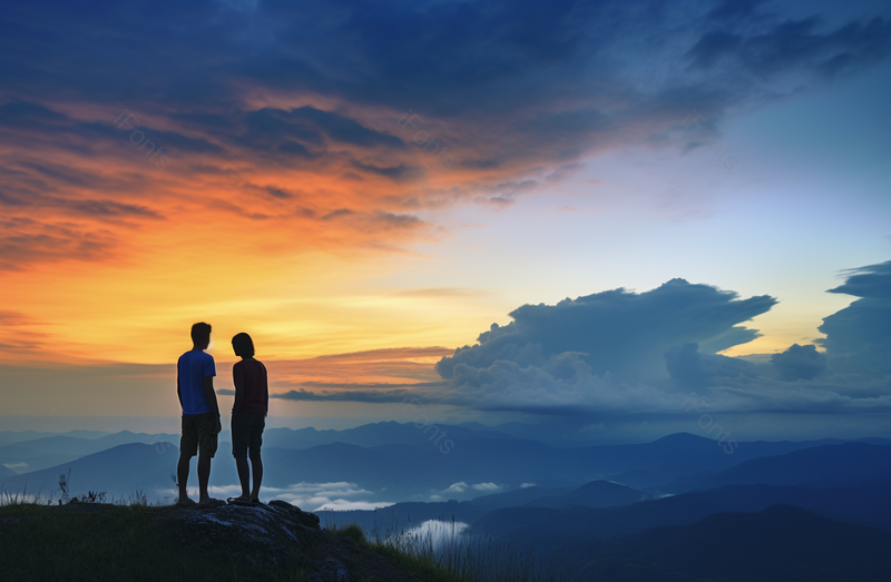 太阳东升西落欣赏大自然的美景摄影图,高清,摄影图,摄影图片,图片大全,摄影图免费下载